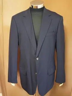 スチュアートケント２ボタン濃紺ブレザー(AB7サイズ)鉄色メタル釦