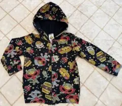 HYSTERIC MINI ヒスミニ 総柄 ジップパーカー 90