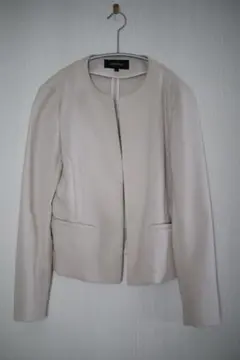 UNTITLEDノーカラージャケット スカート セットアップ