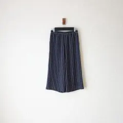 23区/ウエストゴムストライプワイドパンツ
