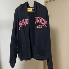 SAERCOW ジップアップパーカー ブラック XL - メルカリ