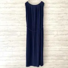 ユニクロ UNIQLO ノースリーブ プリーツワンピース 【M】 レイヤード