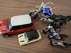 【ミニカーミニバイクセット】ミニクーパー クラシックのサムネイル