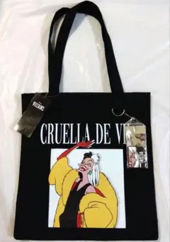 新品タグ付き Disney ヴィランズ クルエラ トートバッグ