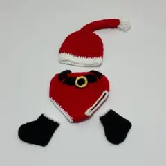 ベビーコスチューム サンタクロース3点セット