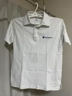 Champion ホワイト ポロシャツ S