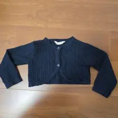セレモニーOK　黒ボレロカーディガン 95