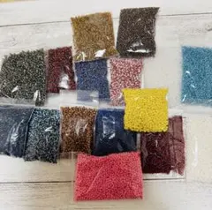 ビーズ セット 多色 小袋入り