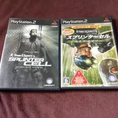 トム・クランシリーズ スプリンターセル セット PS2 ソフト