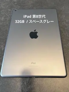 Apple iPad 8世代 10.2インチ スペースグレー ケース付