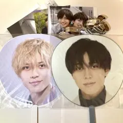 【美品】King & Prince キンプリ 永瀬廉 うちわ ピース グッズ