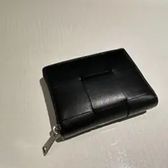 BOTTEGA VENETA コインケース付き黒　ラウンドファスナー