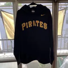 古着　Nike Pirates Hoodie Mサイズ ブラック