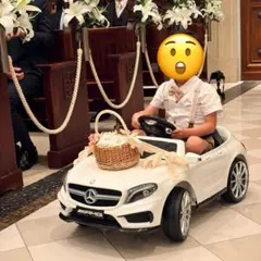 結婚式　リングボーイカー　 Mercedes-Benz 子ども2人乗り ブラック 結婚式 リングボーイカー Mercedes-Benz 子ども2人乗り ブラック