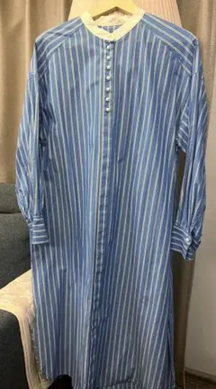 LHELBIE 長袖シャツワンピース