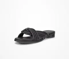 ECCO Sculpted Alba 25 レザーヒールサンダル ブラックのサムネイル
