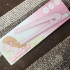 mini Hair Iron ピンク