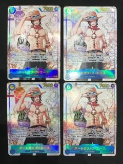 40●エース　SECパラレル　OP13-119 4枚セット　YW0224-3