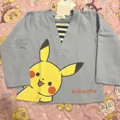 モンポケ　ピカチュウ　長袖　100cm トレーナー　Tシャツ　裏毛