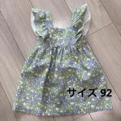 92㎝　ZARA 花柄 ノースリーブ ワンピースのサムネイル