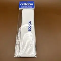 未使用adidasアディダスヘアバンドフリーサイズ白×青のサムネイル