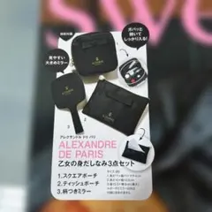 ALEXANDRE DE PARIS 3点セット ブラック