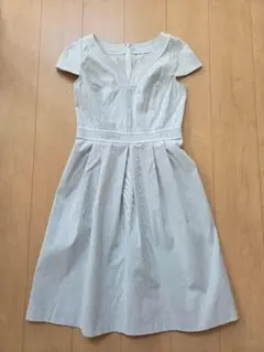 PREMIERE ワンピース M 水色 きれいめのサムネイル
