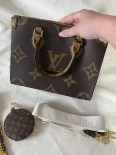 オンザゴー モノグラムの手提げバッグ