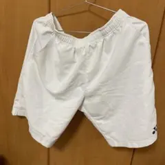 YONEX ホワイト バドミントン用ショートパンツLサイズ