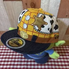 【美品】ニューエラ×トイストーリー　帽子　6 3/4 53.9㎝　ウッディ　レアのサムネイル