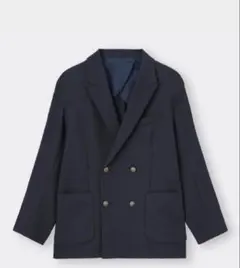 【新品未使用】GUダブルブレストブレザー