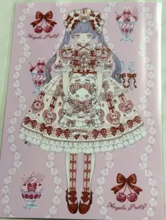 Bunny Ribbon Parfaiteria Postcard ポストカードのサムネイル