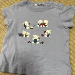 し*ん様 familiar オレンジ Tシャツ 90 くま familiar オレンジ Tシャツ 90 くま - メルカリ