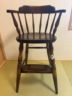 高級 ダイニングチェア 2脚セット 飛騨産業 キツツキマーク レトロ