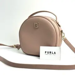 美品✨FURLAフルラ DOTTY ドッティ ショルダーバッグ 丸型 2way