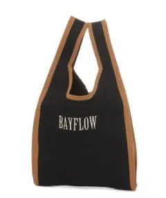 BAYFLOW ロゴニット　マルシェバッグ