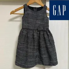 GAP ノースリーブワンピース ドレス　冠婚葬祭　発表会　黒系100