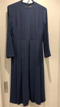 【美品】セルフォード フォーマル 入学式 卒業式 紺ワンピース 38