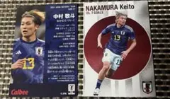 サッカー日本代表中村敬斗　トレカ