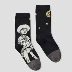 【限定値下げ】松本大洋　夜の散歩　ソックス 23〜25cm S 鉄コン筋クリートのサムネイル