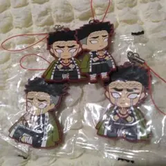 鬼滅の刃 悲鳴嶼行冥 ラバーマスコット4個セット