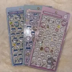 ち*ら様 【国内正規品】ちいかわ ボンボンドロップシール 3枚セット