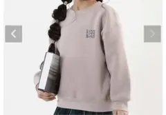 エアリースウェット ワンポイント刺繍 裏起毛 トレーナー