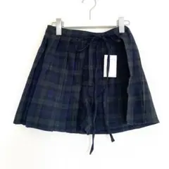 【新品】アプレジュールミニョン チェックラップスカートパンツ