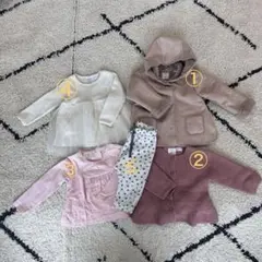 zara 5点セット　アウターあり　70-80サイズ