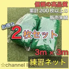 お得！2枚セット】ゴルフ ネット 練習 野球 サッカー テニス 