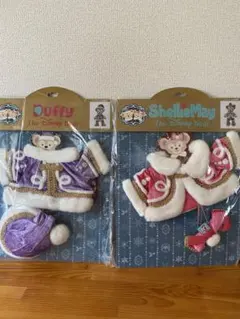 ダッフィーシェリーメイ カラーオブクリスマス コスチューム2点セット