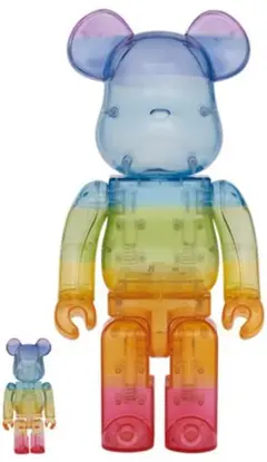 Bearbrick x UM Junior 100% & 400% (Blue) - メルカリ