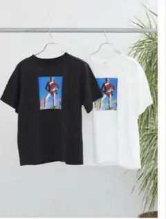 me Jane フォトプリントボックスTシャツ　ギャル　海外ガール　y2k