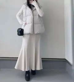 GU カットソーマーメイドロングスカート